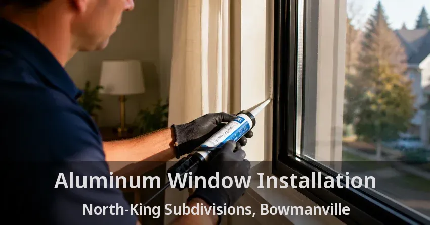 Aluminum Window Installation North-King Subdivisions, Bowmanville - ON