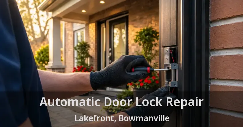Automatic Door Lock Repair Lakefront, Bowmanville - ON