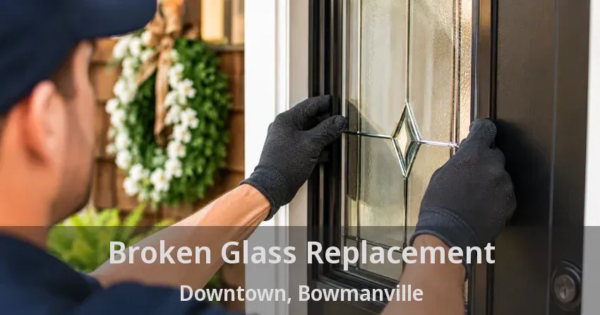 Broken Glass Replacement Downtown, Bowmanville - ON
