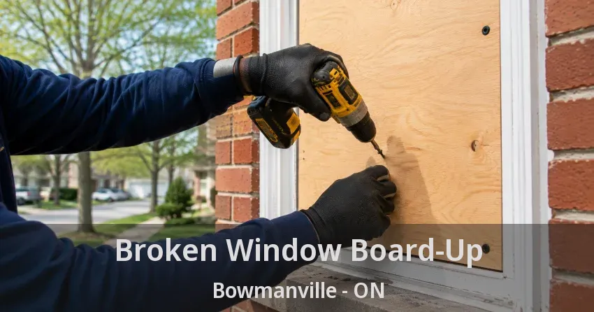 Broken Window Board-Up Bowmanville - ON