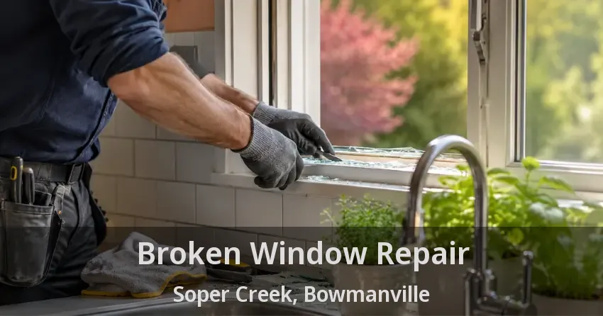 Broken Window Repair Soper Creek, Bowmanville - ON
