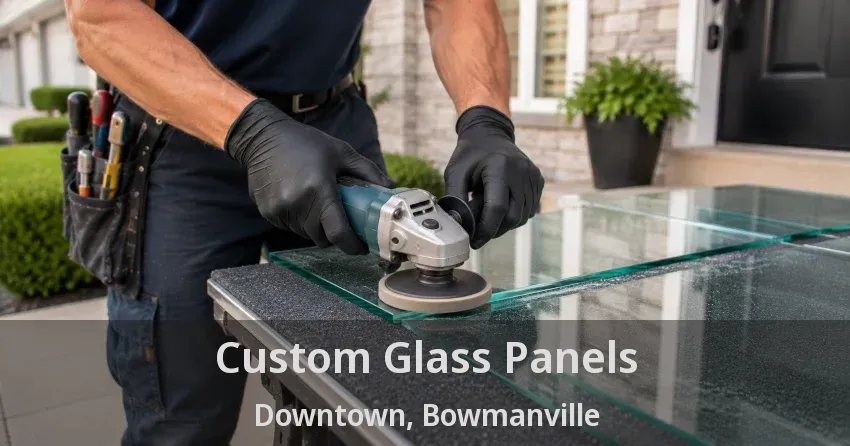 Custom Glass Panels Downtown, Bowmanville - ON