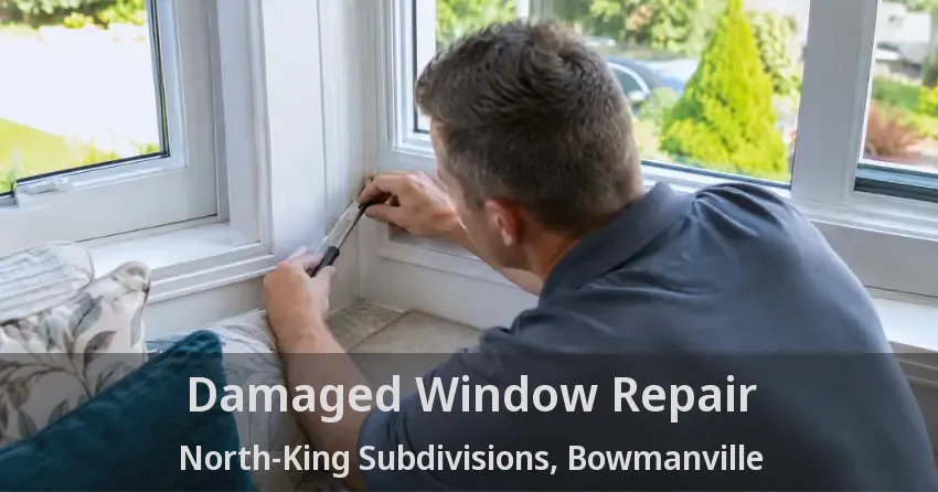 Damaged Window Repair North-King Subdivisions, Bowmanville - ON