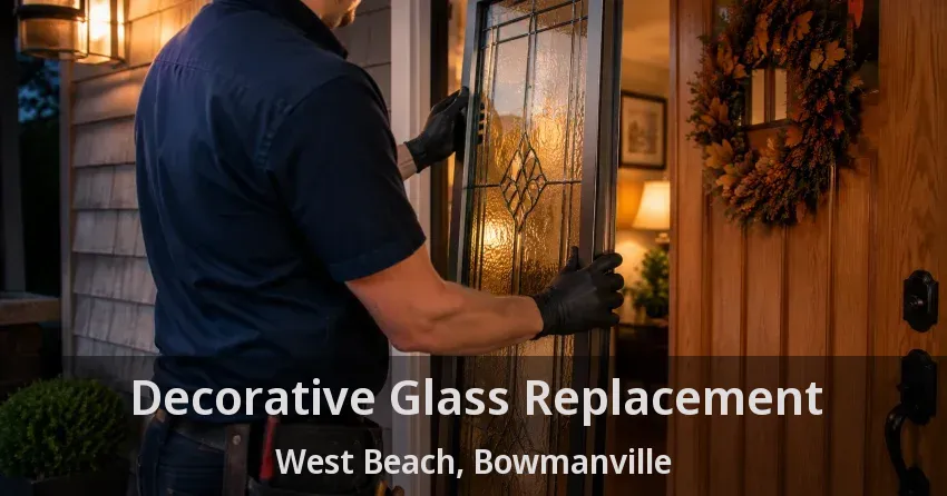 Decorative Glass Replacement West Beach, Bowmanville - ON