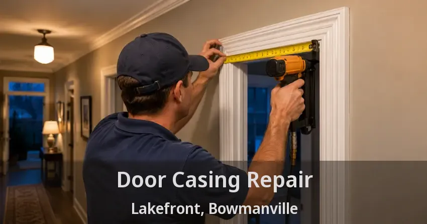 Door Casing Repair Lakefront, Bowmanville - ON