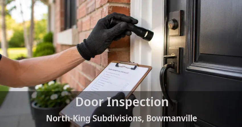 Door Inspection North-King Subdivisions, Bowmanville - ON