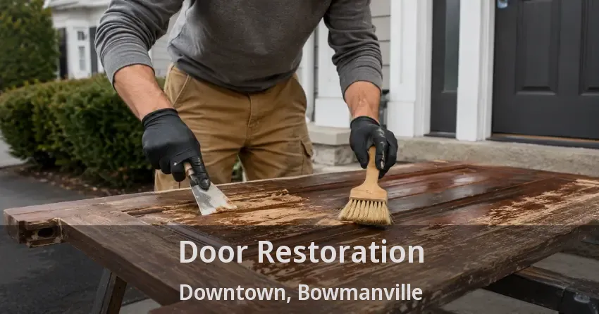 Door Restoration Downtown, Bowmanville - ON