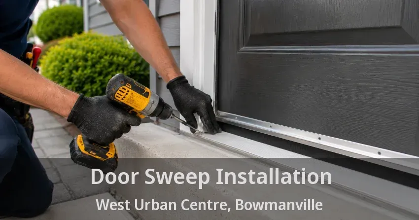 Door Sweep Installation West Urban Centre, Bowmanville - ON