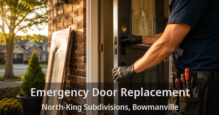 Emergency Door Replacement North-King Subdivisions, Bowmanville - ON