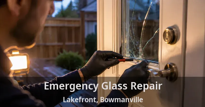 Emergency Glass Repair Lakefront, Bowmanville - ON