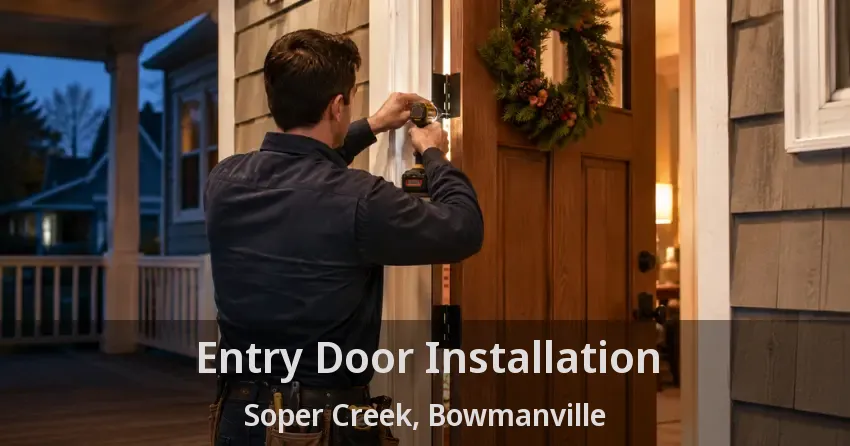 Entry Door Installation Soper Creek, Bowmanville - ON