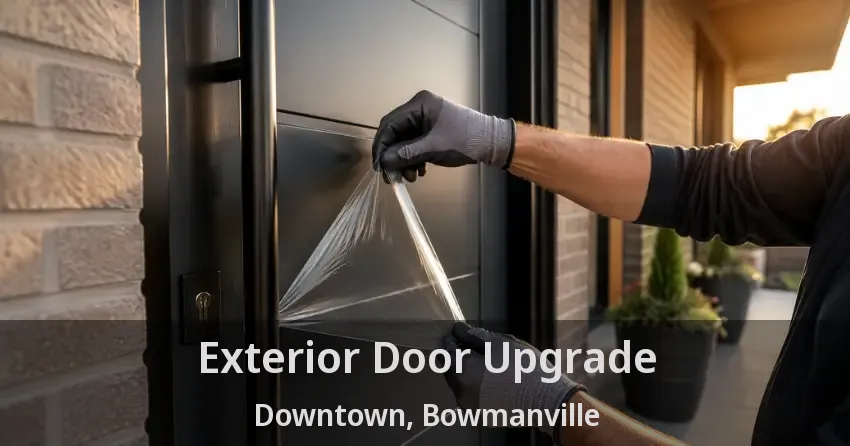 Exterior Door Upgrade Downtown, Bowmanville - ON
