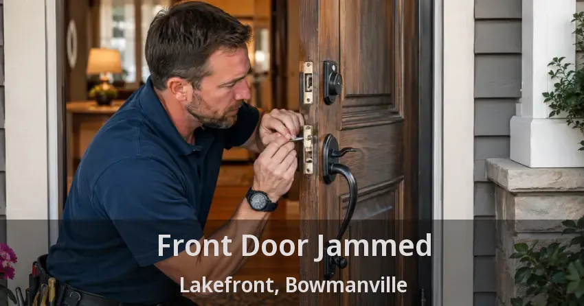 Front Door Jammed Lakefront, Bowmanville - ON