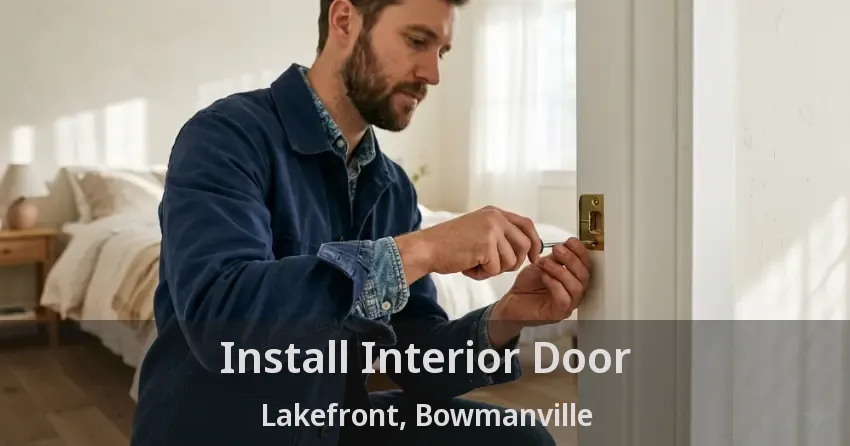 Install Interior Door Lakefront, Bowmanville - ON