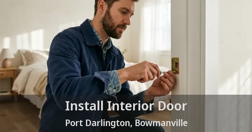 Install Interior Door Port Darlington, Bowmanville - ON