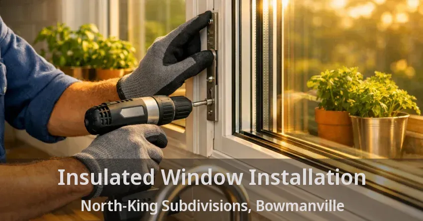 Insulated Window Installation North-King Subdivisions, Bowmanville - ON