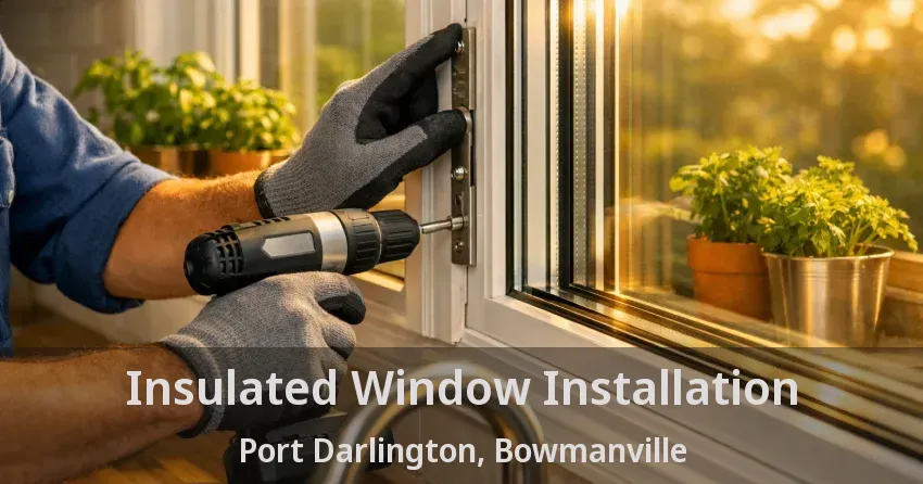 Insulated Window Installation Port Darlington, Bowmanville - ON