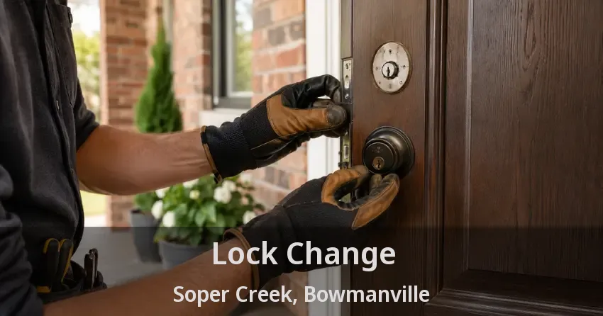 Lock Change Soper Creek, Bowmanville - ON