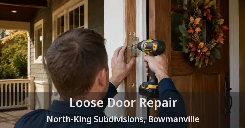 Loose Door Repair North-King Subdivisions, Bowmanville - ON