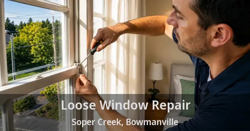 Loose Window Repair Soper Creek, Bowmanville - ON