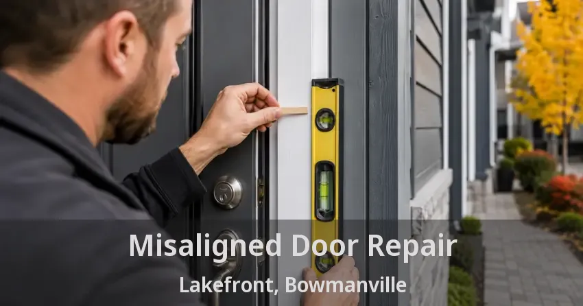Misaligned Door Repair Lakefront, Bowmanville - ON