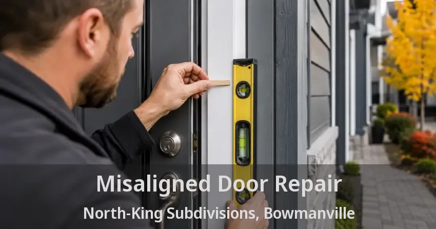 Misaligned Door Repair North-King Subdivisions, Bowmanville - ON