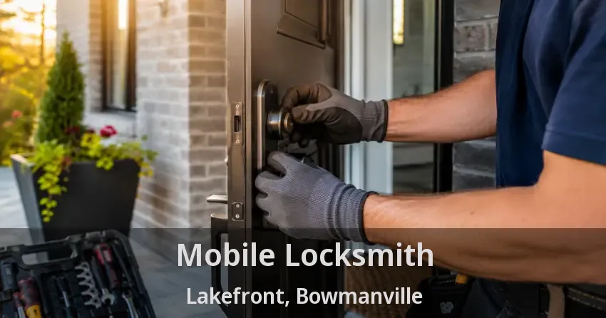 Mobile Locksmith Lakefront, Bowmanville - ON