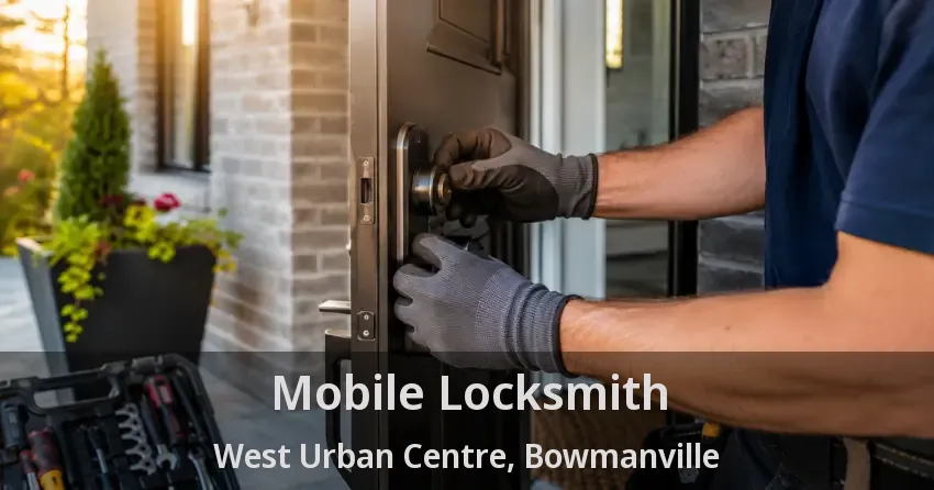 Mobile Locksmith West Urban Centre, Bowmanville - ON