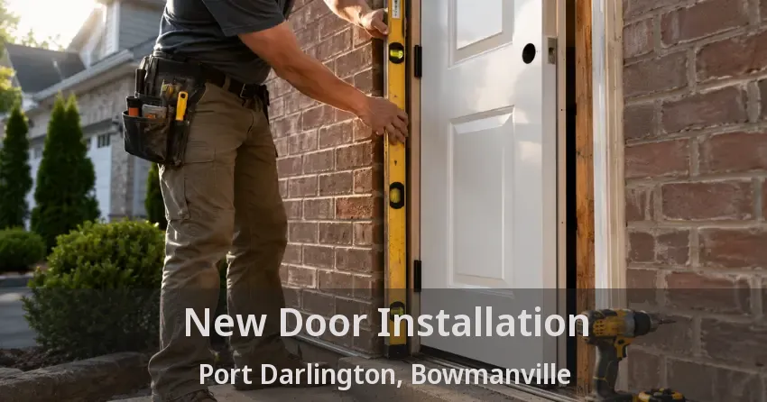 New Door Installation Port Darlington, Bowmanville - ON