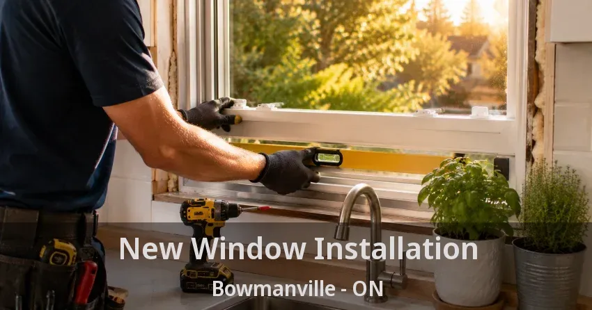 New Window Installation Bowmanville - ON
