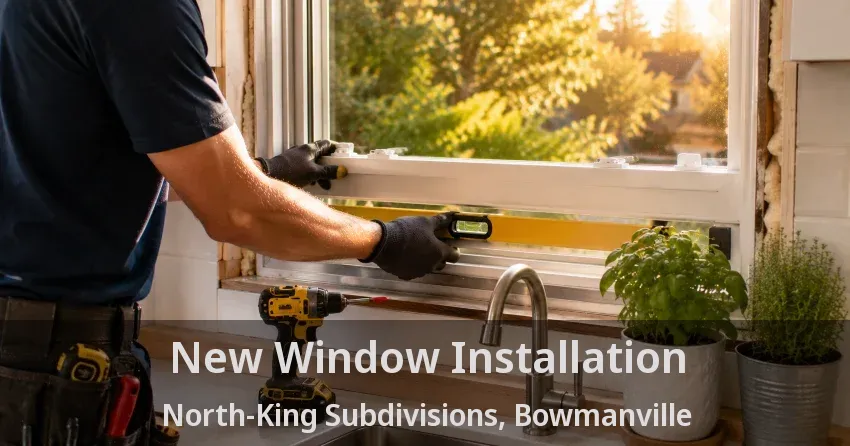 New Window Installation North-King Subdivisions, Bowmanville - ON
