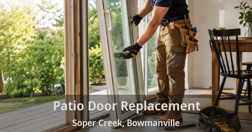 Patio Door Replacement Soper Creek, Bowmanville - ON