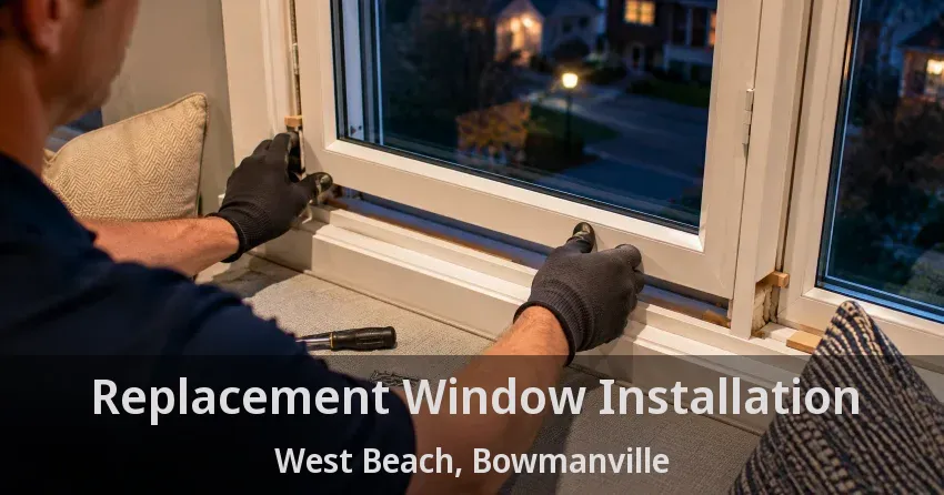 Replacement Window Installation West Beach, Bowmanville - ON