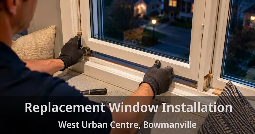 Replacement Window Installation West Urban Centre, Bowmanville - ON