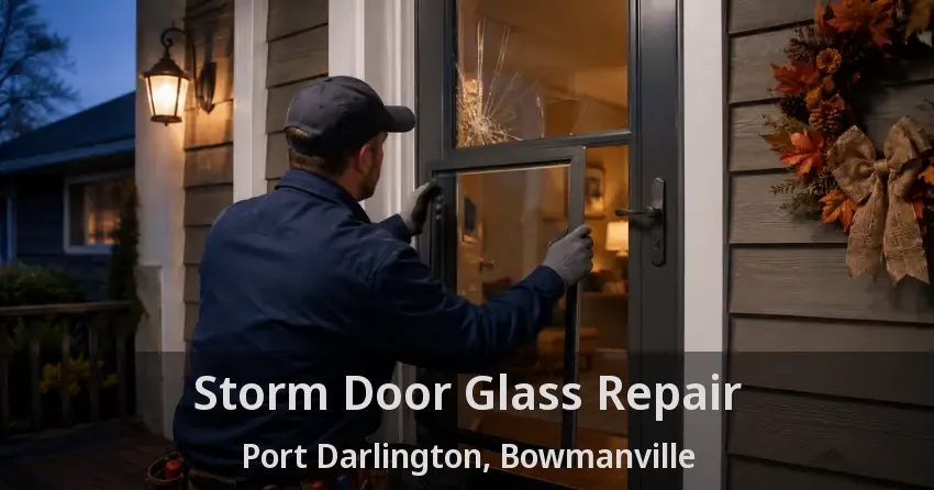 Storm Door Glass Repair Port Darlington, Bowmanville - ON
