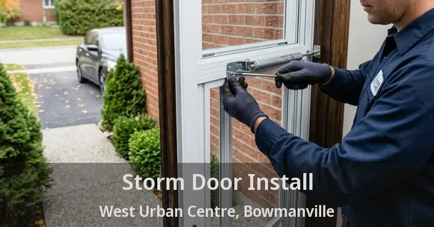Storm Door Install West Urban Centre, Bowmanville - ON
