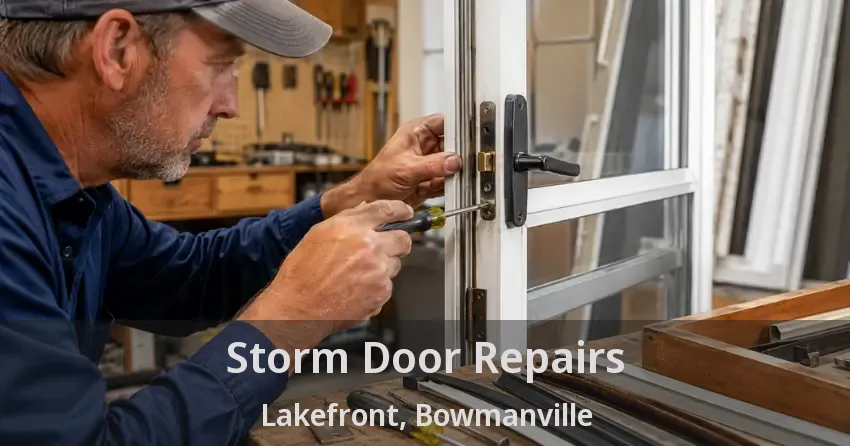 Storm Door Repairs Lakefront, Bowmanville - ON