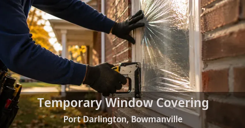 Temporary Window Covering Port Darlington, Bowmanville - ON