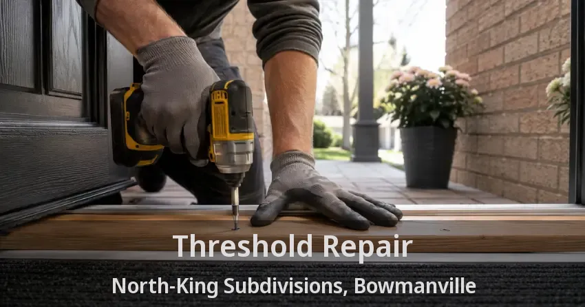 Threshold Repair North-King Subdivisions, Bowmanville - ON