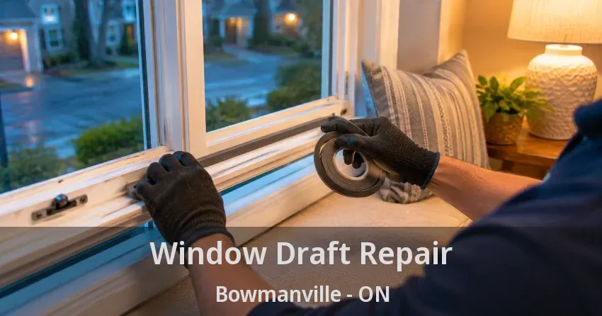 Window Draft Repair Bowmanville - ON