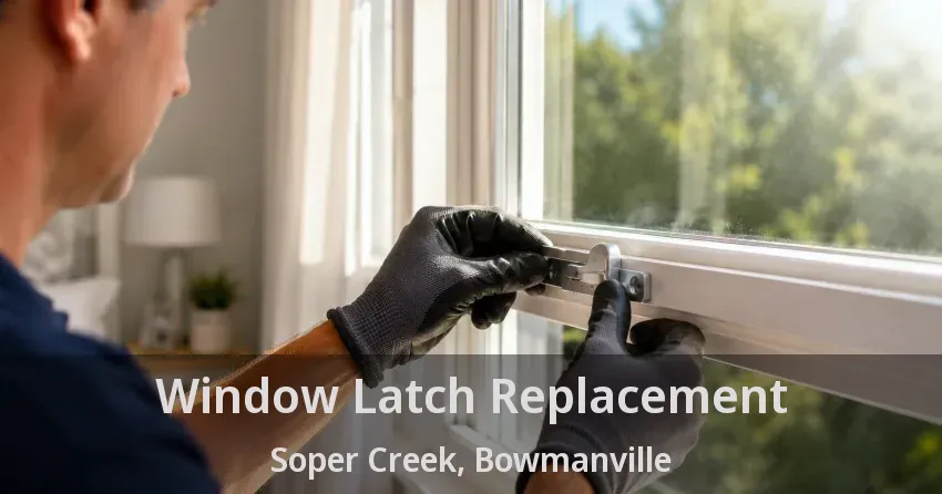 Window Latch Replacement Soper Creek, Bowmanville - ON