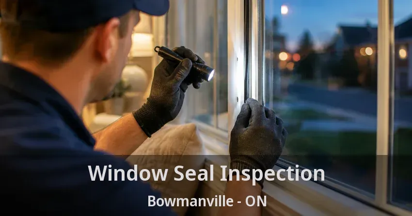 Window Seal Inspection Bowmanville - ON