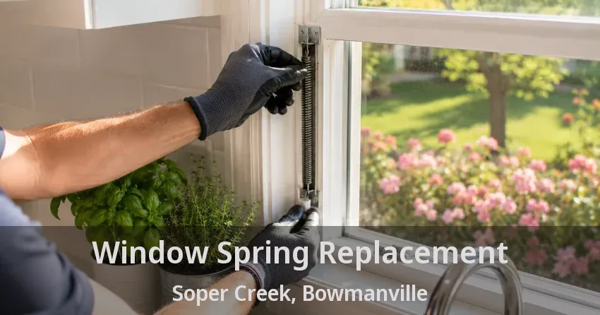 Window Spring Replacement Soper Creek, Bowmanville - ON