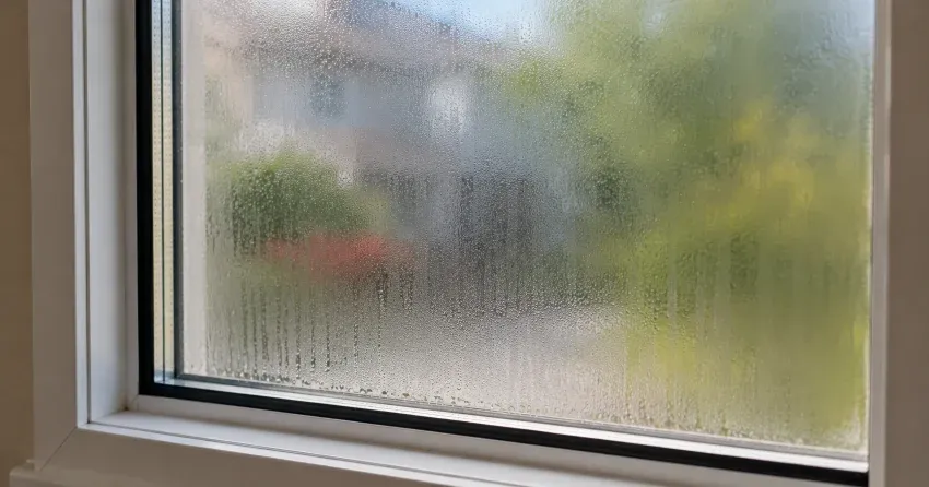 technician installing replacement insulated glass unit in Bowmanville