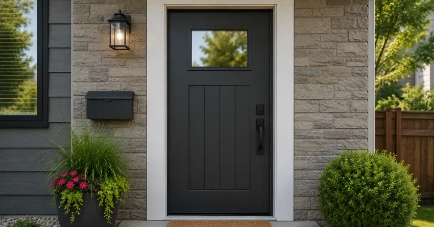 emergency door replacement North-King Subdivisions, Bowmanville installation in progress
