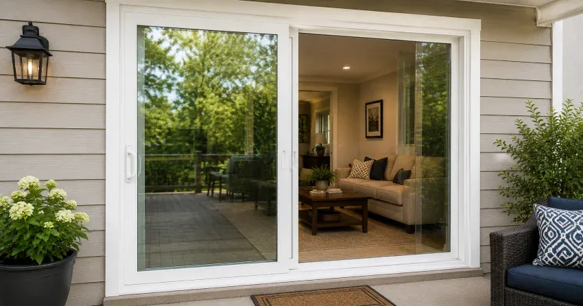new patio door replacement installed in Bowmanville home