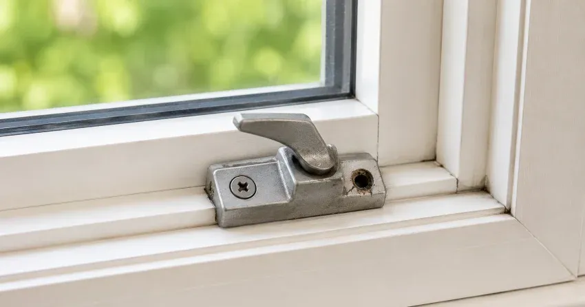technician repairing a window balance mechanism in Bowmanville